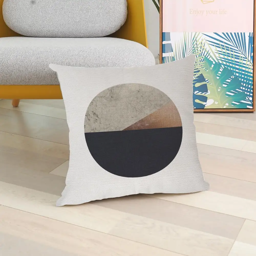 45x45 см домашний декор чехол для подушки дивана наволочка с геометрическим
