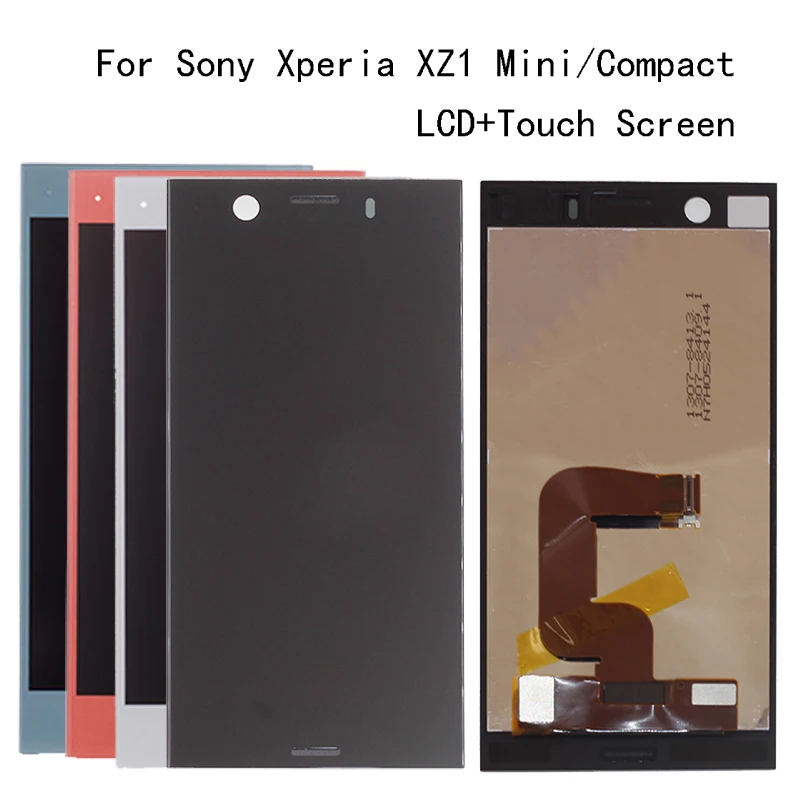 Купи ЖК-дисплей 4, 6 дюйма для SONY Xperia XZ1 Mini, сменный сенсорный экран с дигитайзером для SONY Xperia XZ1 Compact G8441 G8442, Ремонтный комплект за 2,467 рублей в магазине AliExpress