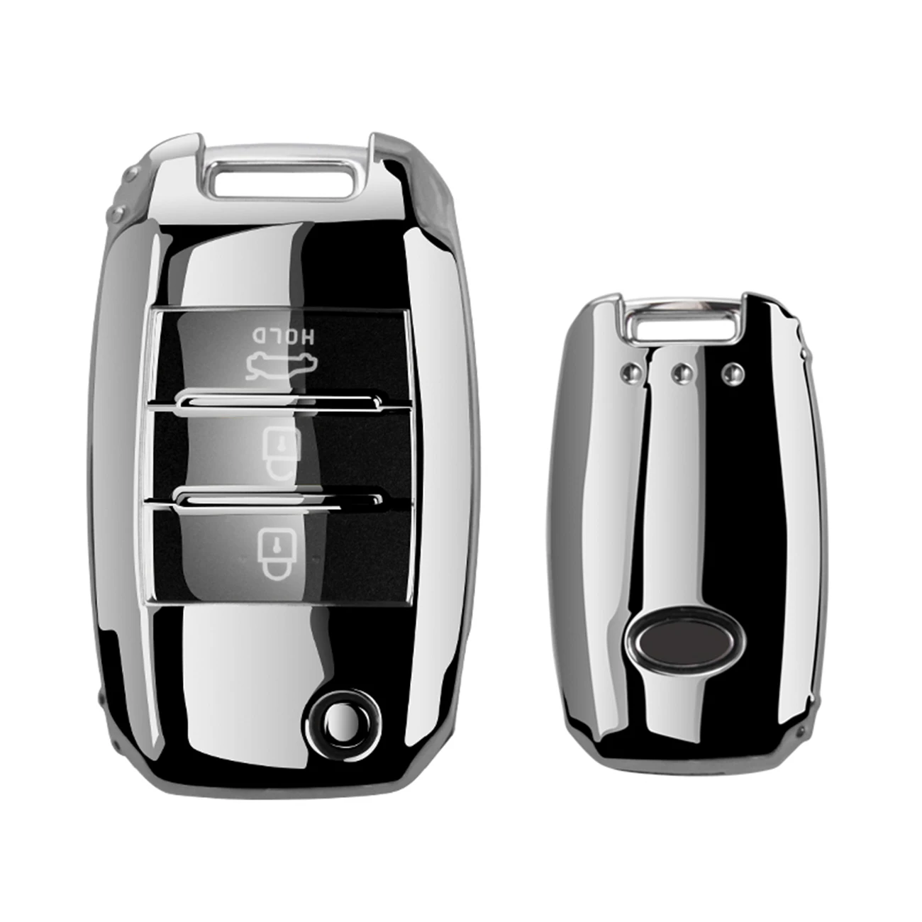 Мягкий ТПУ чехол для автомобильного ключа с полным покрытием брелок KIA K2 K3 K4 K5 Rio QL