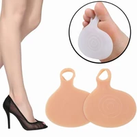1 pair durable silicone non slip pain relief high heel shoe half insole metatarsal pad foot care tool healthy women