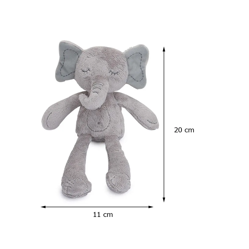 

Soft Stuffed Cute Long-Legged Elephant Dolls Baby Sleeping Soothing Cartoon Elephants Plush Toy for Children Kids Birthday Gifts