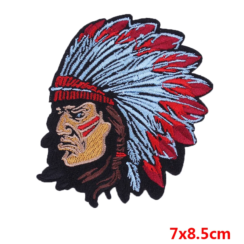 Сделай сам с вышивкой полосатая нашивка Savage коренным патчи железные на одежде