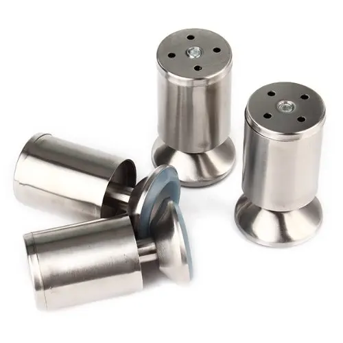 Набор из 4 круглых ножек для мебели 50 мм диаметр 100 | Обустройство дома