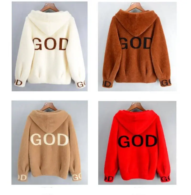 2020 Осенняя Женская Новая мода искусственный свитер кашемир с норкой кардиганы