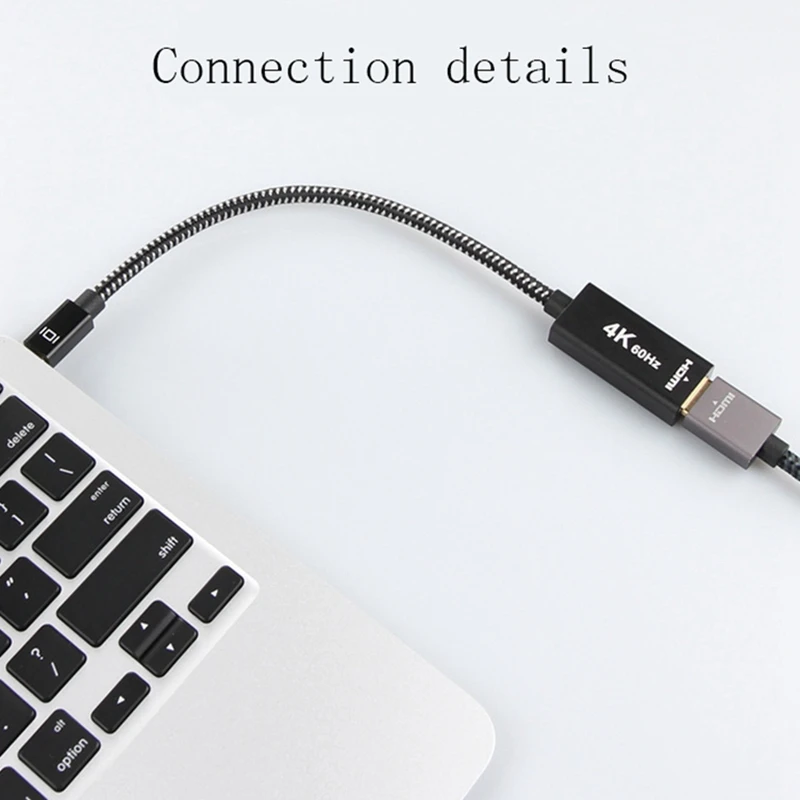 IG-4K 60hzmini Displayport Display Port DP To HDMI кабель переходник Mini для Macbook Air 13 Surface Pro | Электроника
