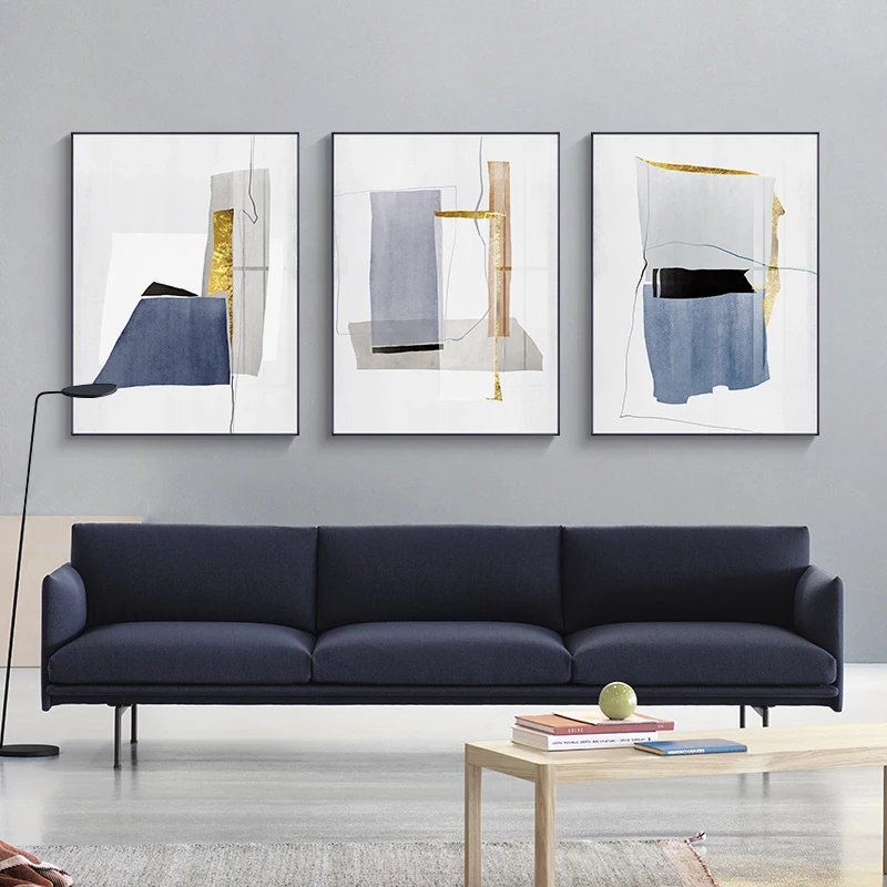 

Abstract Minimalist style Grey paint splash Canvas Painting Posters Prints Wall Art White Pictures For Living Room Bedroom Aisle