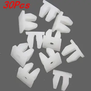 30 Nylon Nuts #8 Screw Clamp Grommet Clips Trim Mountings For Toyota 90189-04014