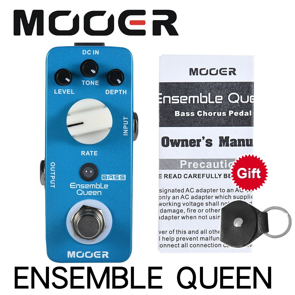 MOOER Chorus Effect Guitar Pedal Ensemble Queen Bass Chorus Guitar Effect Pedal True Bypass Guitar Parts & Accessories enlarge