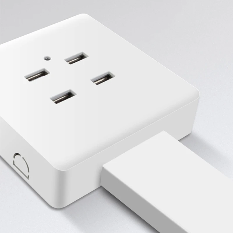 2/4 Порты USB электрическая розетка станция Мощность адаптер 110V 250V для Офис