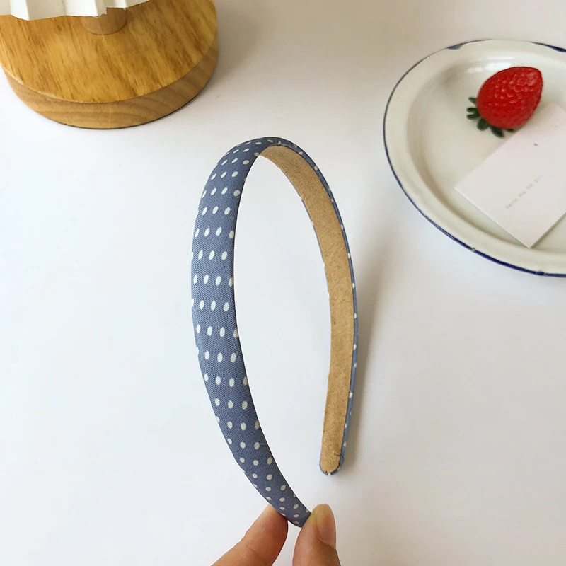 

1PC Sweet Summer Floral Thin Headbands Vintage Korean Plaids Girls Hairbands Fashion Head Wrap New Hair Hoop Hair Accessories