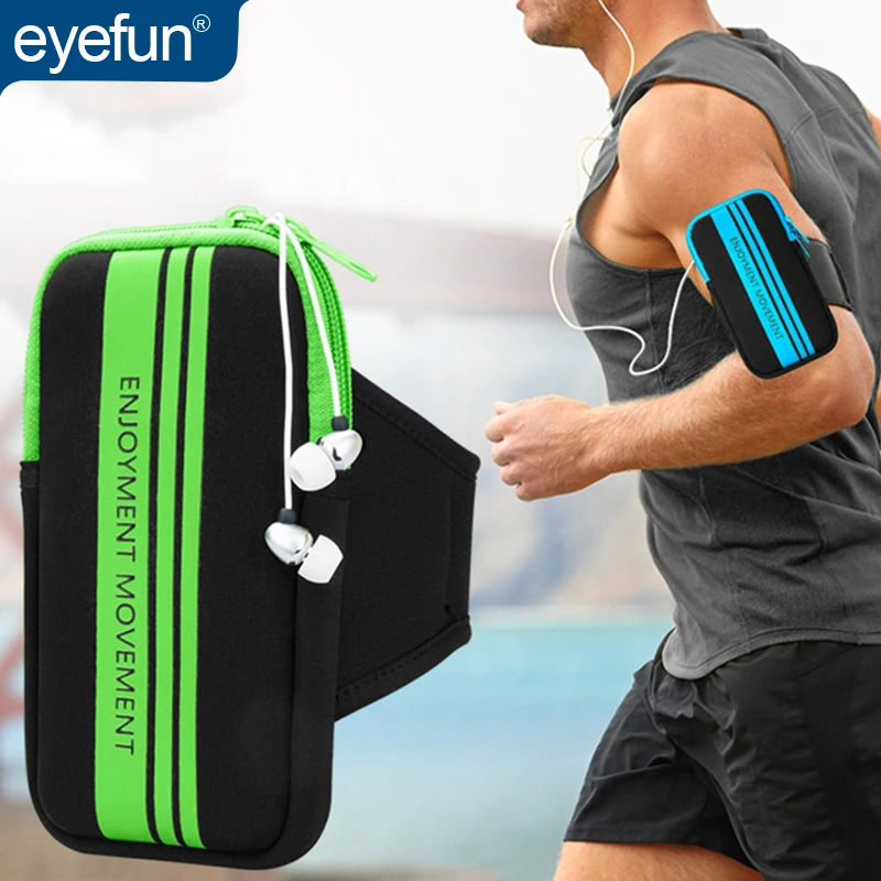 

Mobile phone bag suitable for 5-5.8 inch mobile phone arm bag sports fitness outdoor mobile phone protective cover bag arm