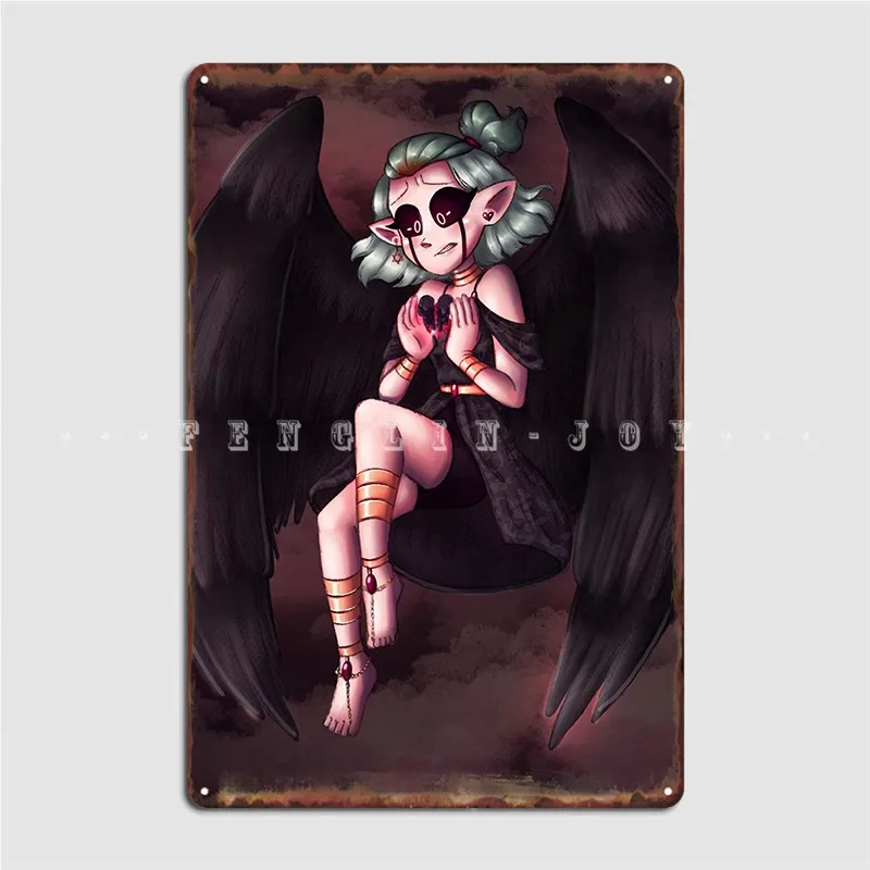 

Fallen Angel Amity Metal Sign Cinema Living Room Kitchen Wall Decor Decoration Tin Sign Poster