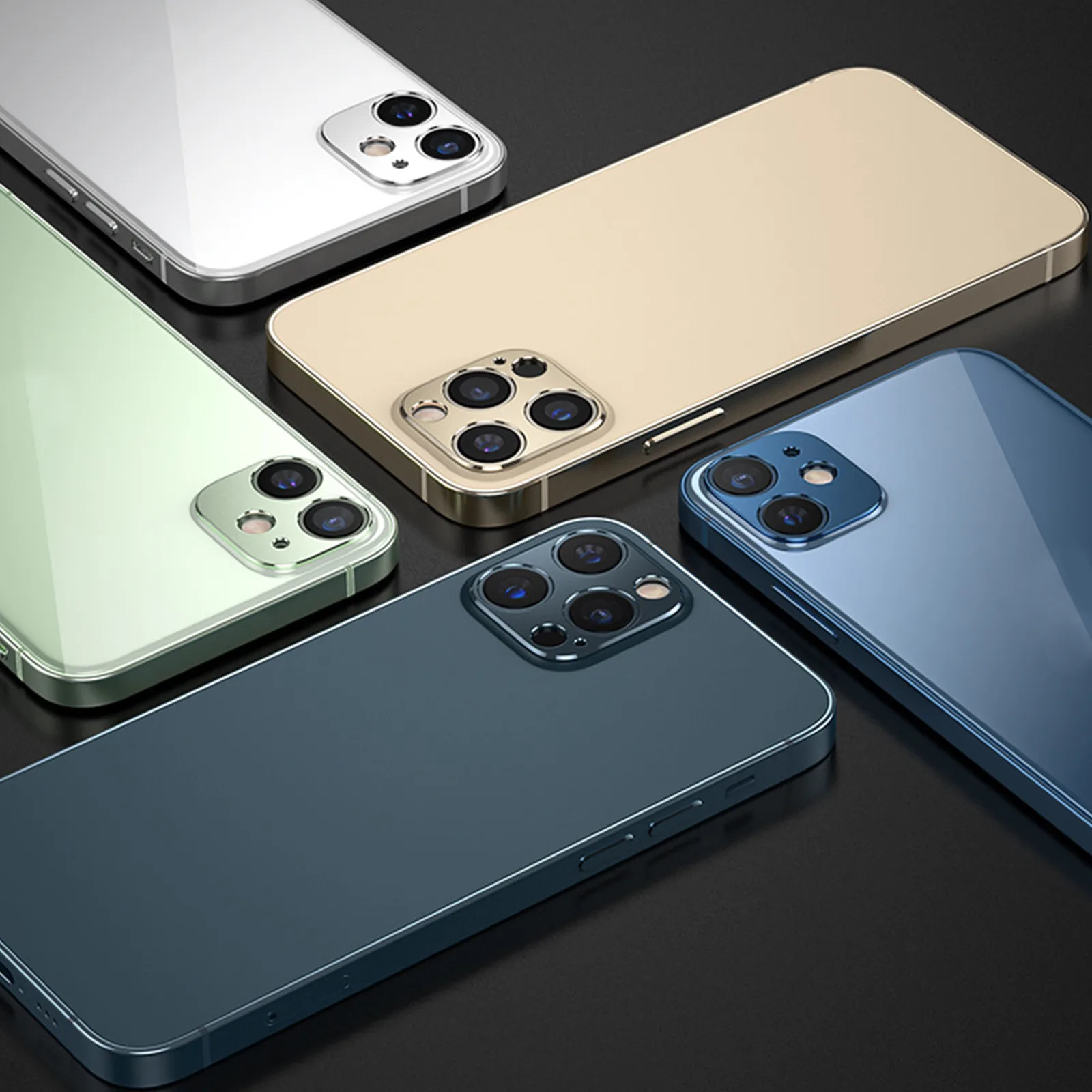 

Metal Back Camera Lens Screen Protector For Iphone 12 Mini Aluminum Alloy Ring Film For Iphone 12 Camera Lens Case Cover #3