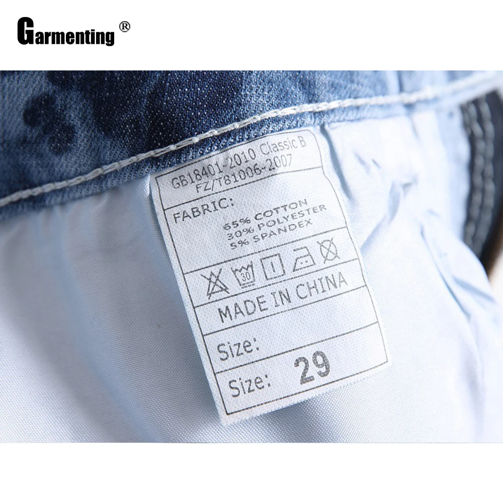 

Samlona Men Jeans Demin Pants Trendy 2021 Spring Autumn New Patchwork Male Sexy Jean Trouser Pleated Slimming Bottom Skinny Pant