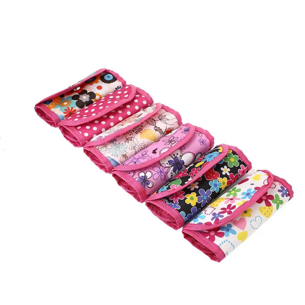 

Pouch Knitting Crochet Case Needle Hook Yarn Holder Nylon Storage Print Bag