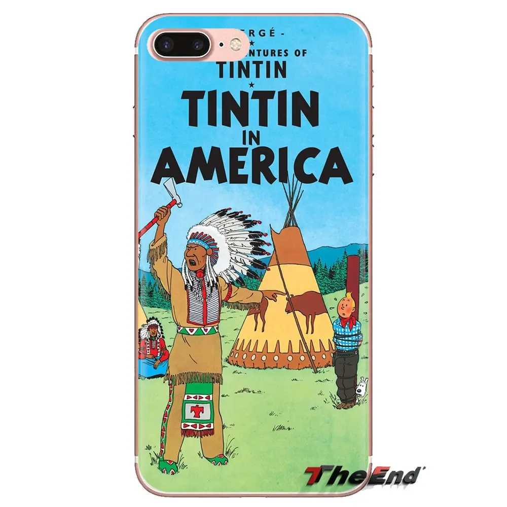 The Adventures of Tintin For Huawei Honor 5A LYO-L21 Y6 II Compact Y5 2 Y5II Mate 10 Lite Nova 2i 9i Transparent TPU Case Covers |