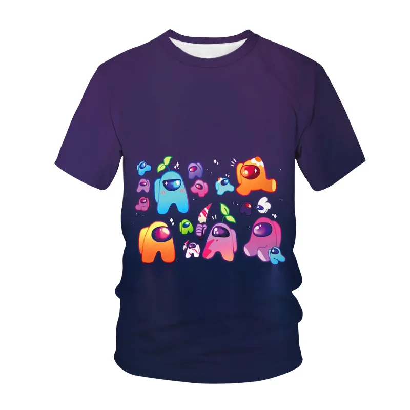 

Japanese anime summer men's T-shirt 3D printing funny boy T-shirt O-neck top fashion casual Harajuku style men's T-shirt