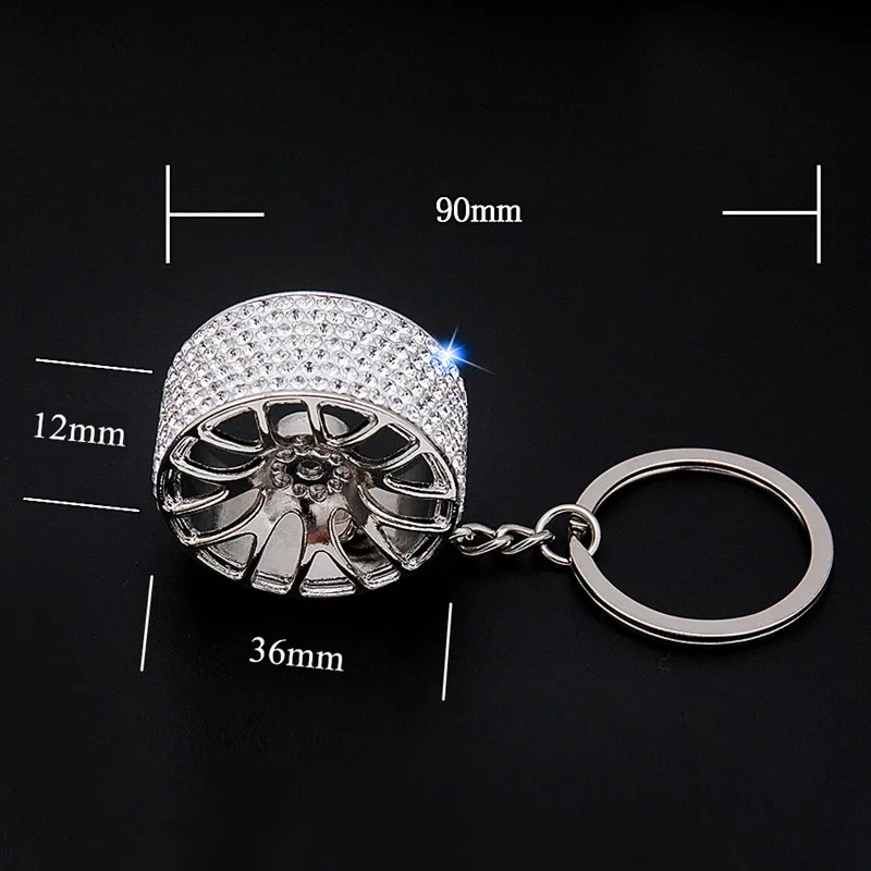 Брелок для ключей автомобильный держатель колес с алмазными шипами подходит BMW