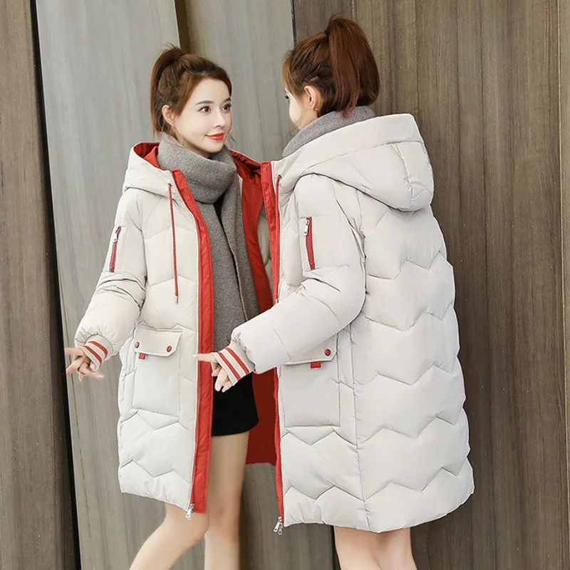 

High Quality Winter Jacket Women Parker Thick Cotton Jacket Plus Size Women Warm Winter Coat