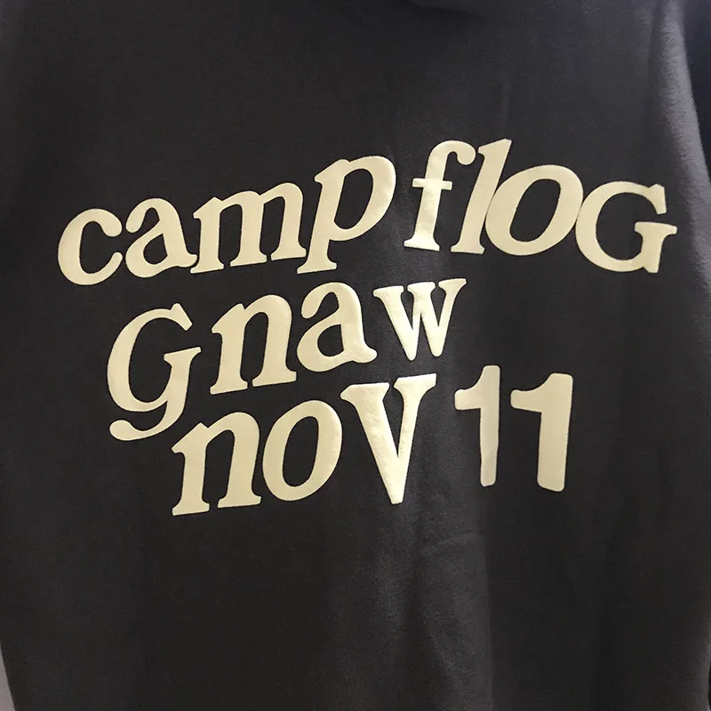 

printing 3D Foam Kanye West Hoodies Lucky Me I See Ghosts Red Heart Feel Sweatshirts Kids See Ghosts CPFM.XYZ Pullover