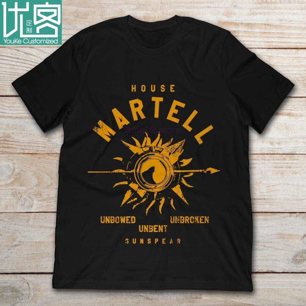 Мужская футболка с надписью House Martell Game Of Thrones без поклона и разбитого солнечного