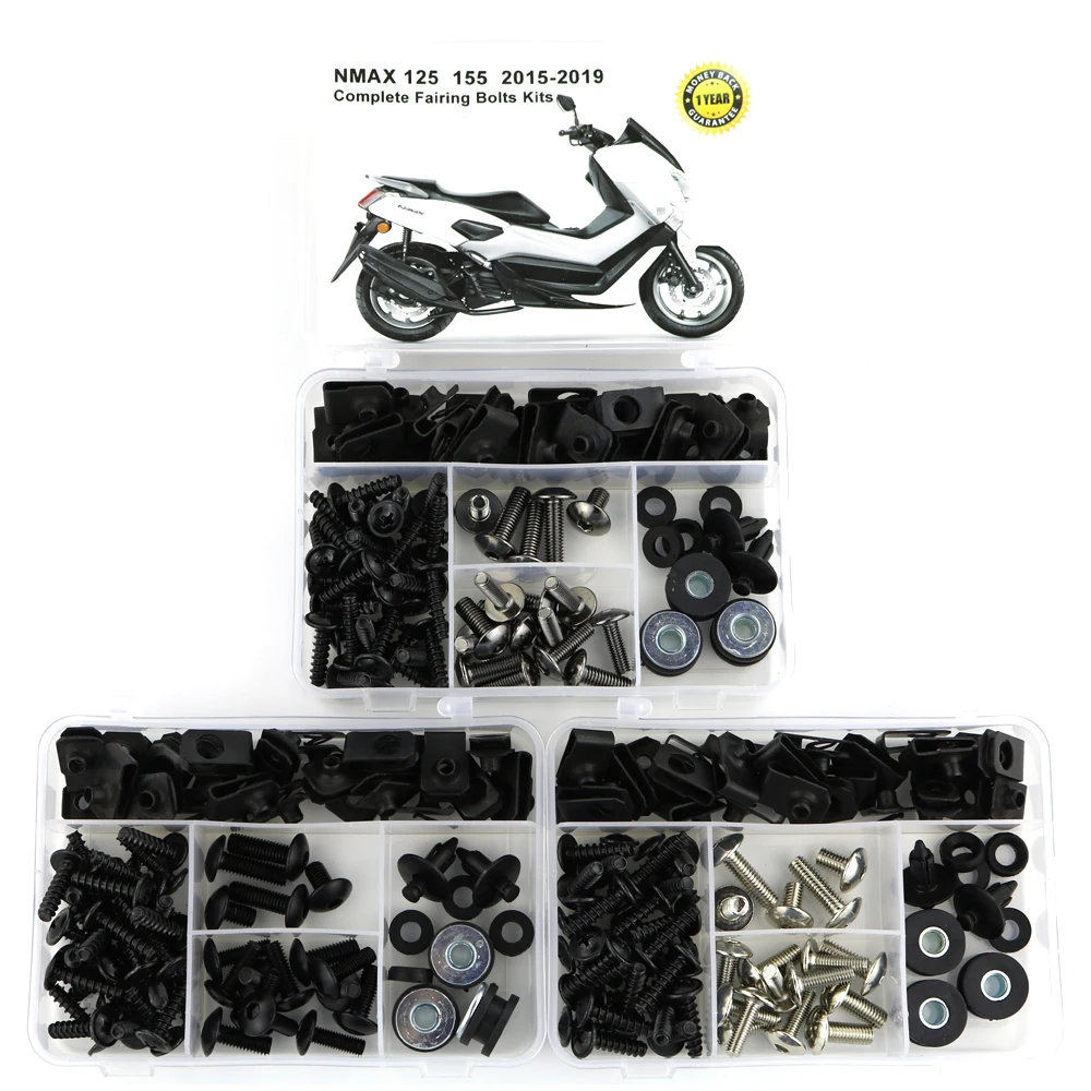 

For Yamaha NMAX 125 NMAX155 2015 2016 2017 2018 2019 Motorcycle Complete Full Fairing Bolts Kit Fairing Clips Speed Nuts