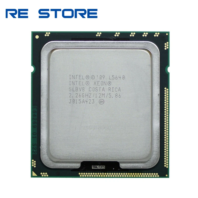 Серверный процессор Intel Xeon L5640 2 26 ГГц 12 МБ 5 86 ГТ/с SLBV8 LGA 1366 | Компьютеры и офис