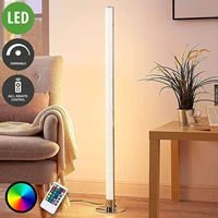 led floor lamp dimmable rgb with remote control colour changing modern led light column bedroom living room ambient decoration