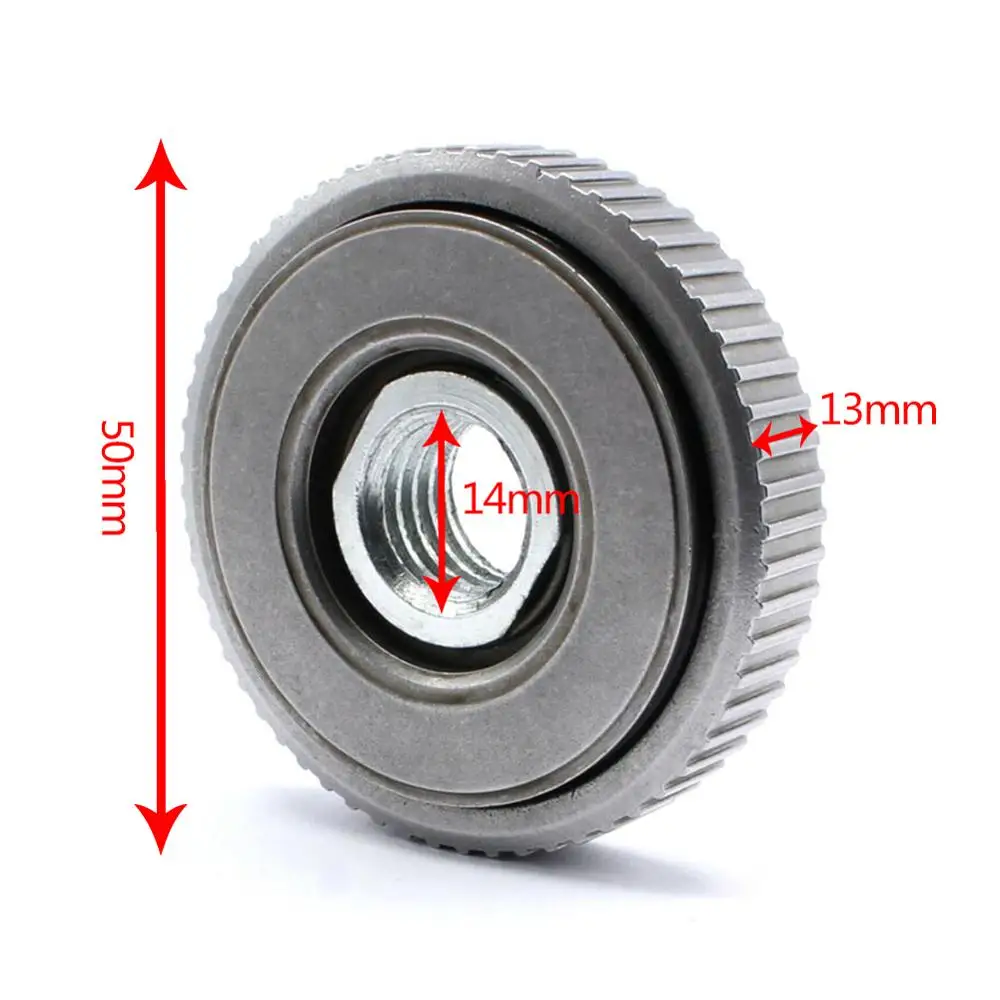 

2pcs M14 Thread Angle Grinder Accessories Inner Outer Flange Nut Replacement Quick Release Power Tools For Bosch Makita