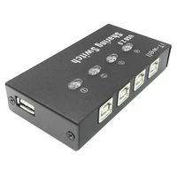 4 port manual switch 4 in 1 out usb computer printer sharing device suitable for scannercard readerprintercopier