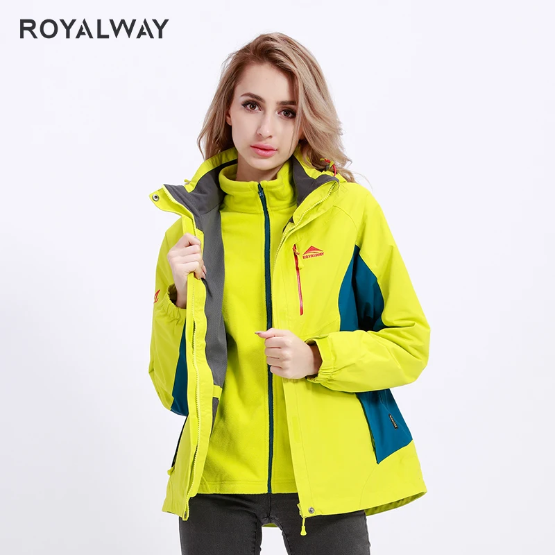 ROYALWAY 2019 Новая ветровка для путешествий на открытом воздухе женская съемная