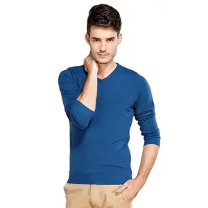 Мужской кашемировый свитер ZOEQO, трикотажный пуловер с V-образным вырезом, весна-осень, 549