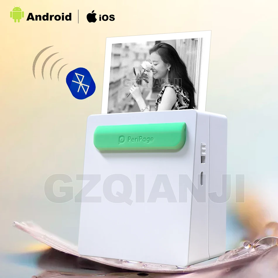 Peripage мини Карманный фотопринтер портативный термальный фотопринтер Bluetooth USB для мобильного телефона Android iOS ПК A8