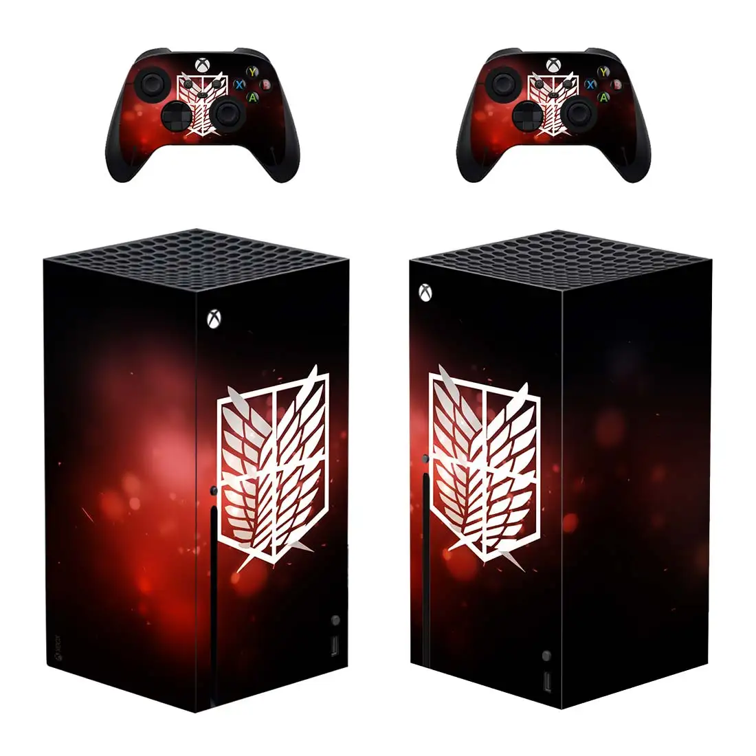 Наклейка атака на Титанов Виниловая наклейка для консоли Xbox 2 контроллера |