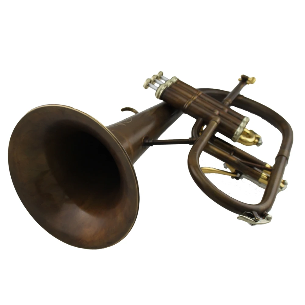 Профессиональный винтажный кофейный цвет тон Bb flugelhorn|Флюгельгорн| |
