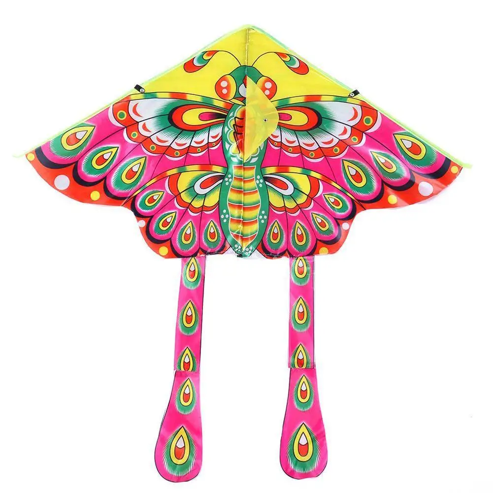 Детский воздушный змей Мультяшные животные Однолинейный из ткани Малый большой