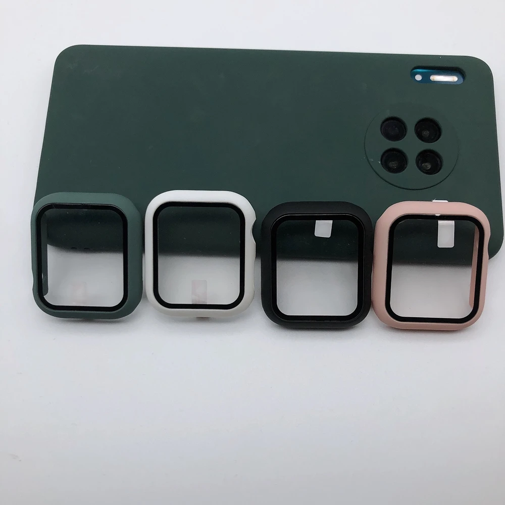 Чехол и закаленное стекло от производителя для apple watch 38 мм 42 40 44 series 5 4 3 2 1 iWatch band |