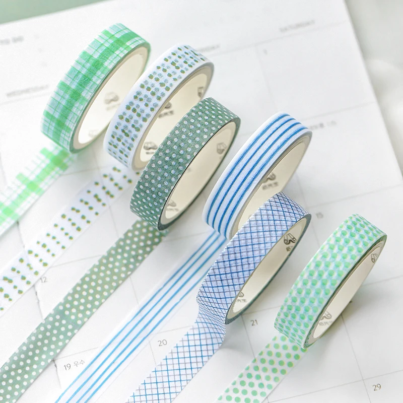 5 шт./компл. печать набор декоративного скотча Васи рукоделие изоляционная лента