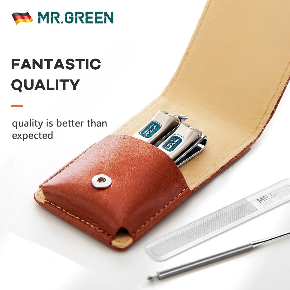 Набор для маникюра MR.GREEN набор кусачков ногтей резак педикюра острые лезвия