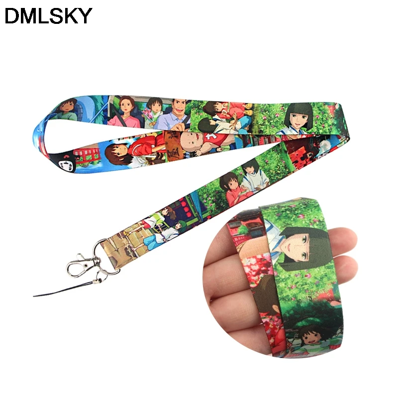 Брелки DMLSKY из аниме со шнурком шнурки для ID аксессуары ремня на шею M4184 | Украшения