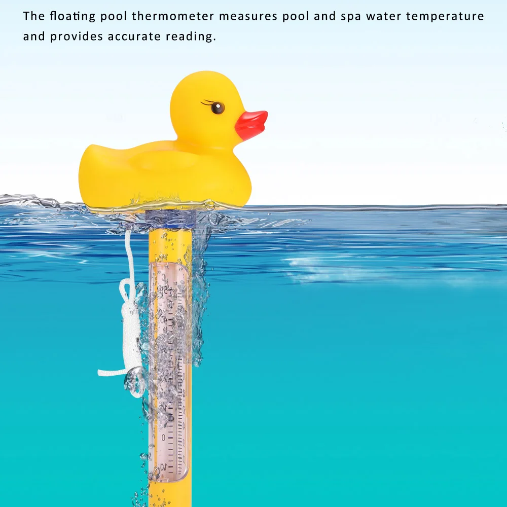 

Water Temperature Thermometers With String Shatter Resistant Outdoor Swimming Pools Floating Pool Thermometer By Pro Cool Style