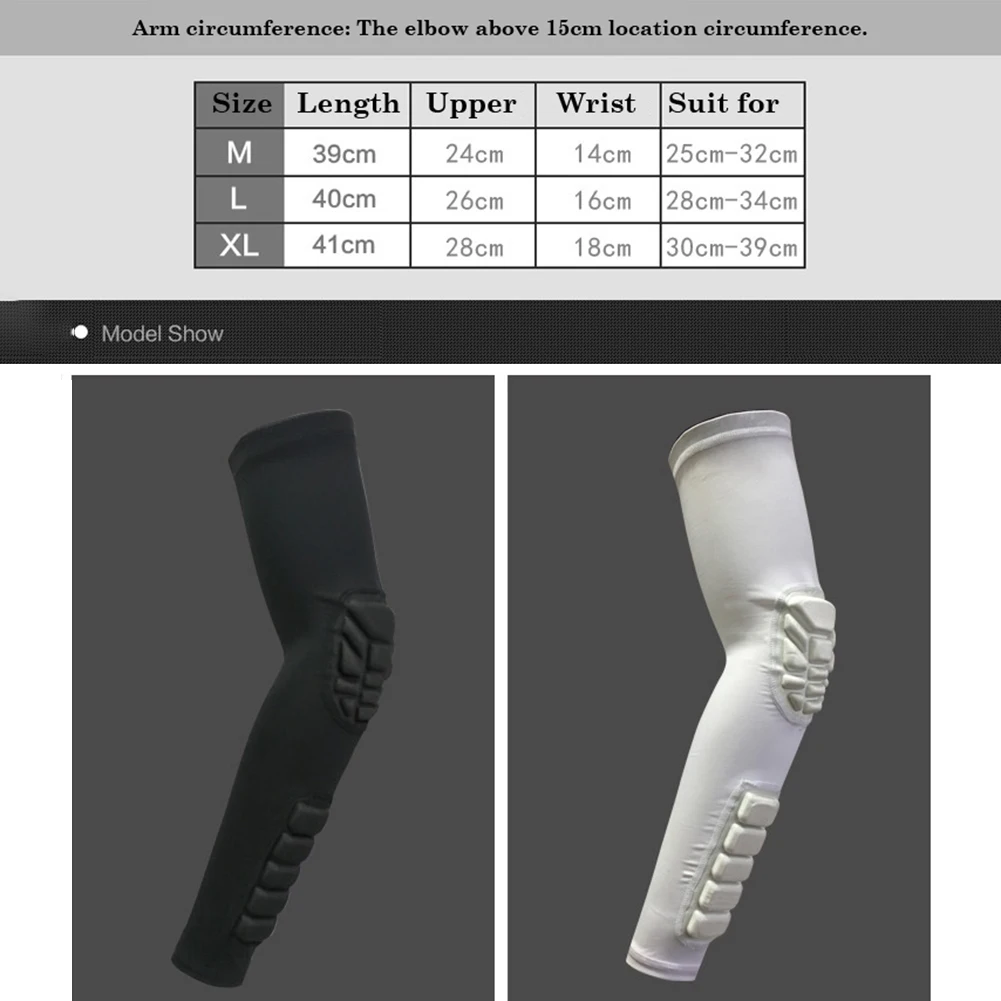 

4 Colors Basketball Elbow Arm Guard Elbow Sleeve for Cycling Running Baseball Breathable Anti-Collision Sports Protector