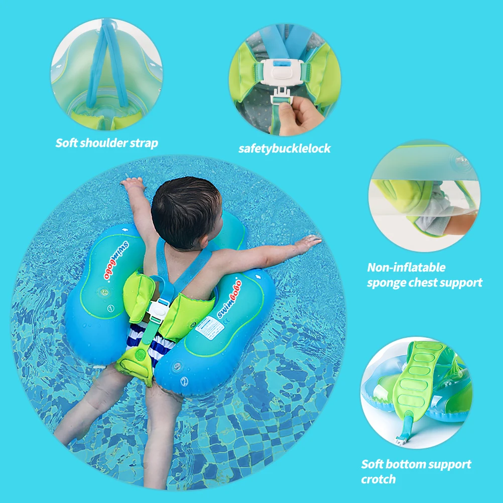 

New Upgrades Baby Swimming Float Inflatable Infant Floating Kids Swim Pool Accessories Circle Bathing Summer Toys Toddler Rings