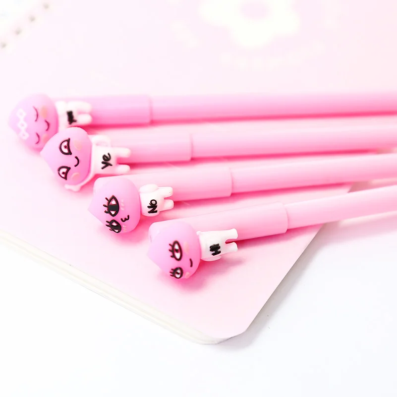 12 шт. корейский аниме персик гелевая ручка Kawaii мультфильм Стационарный магазин
