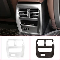car chrome rear air conditioning vent outlet frame trim protective cover sticker for bmw 3 series g20 g28 2020 2021 accessories