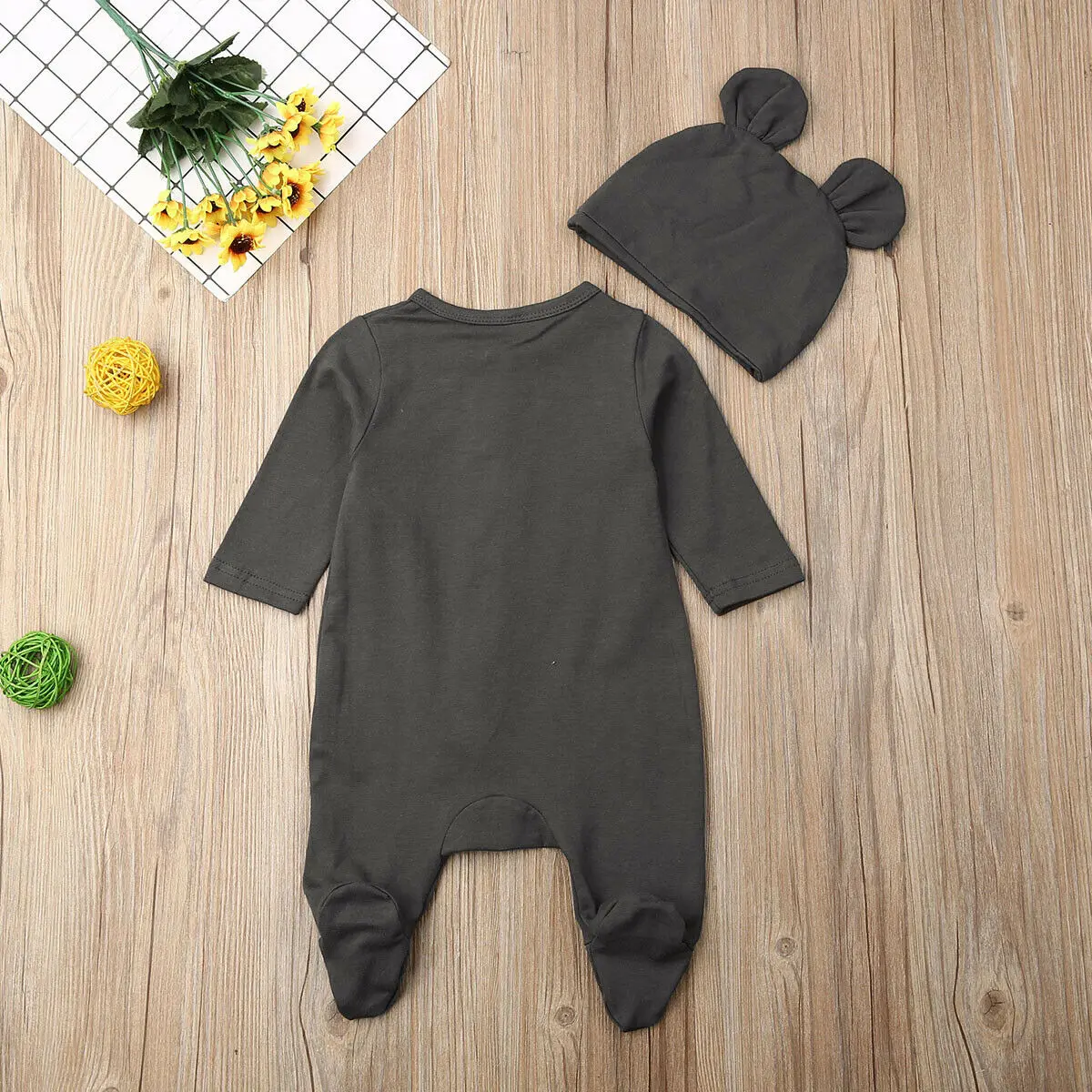 Комплект одежды для новорожденных от 0 до 12 месяцев Детский комплект из 2