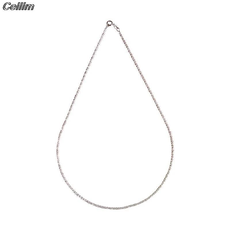 

Ceilim Fashion Starry Choker Necklace For Women Anniversary Bride Wedding Clavicle Chain Necklace Gift Bijoux Femme Jewelry 2021