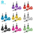 Болт с гайкой из алюминиевого сплава, винты с креплением на большой палец, 1x длинный 2x короткий CNC для GoPro Hero 8 7 5 Black Max для экшн-камеры DJI Osmo Sjcam