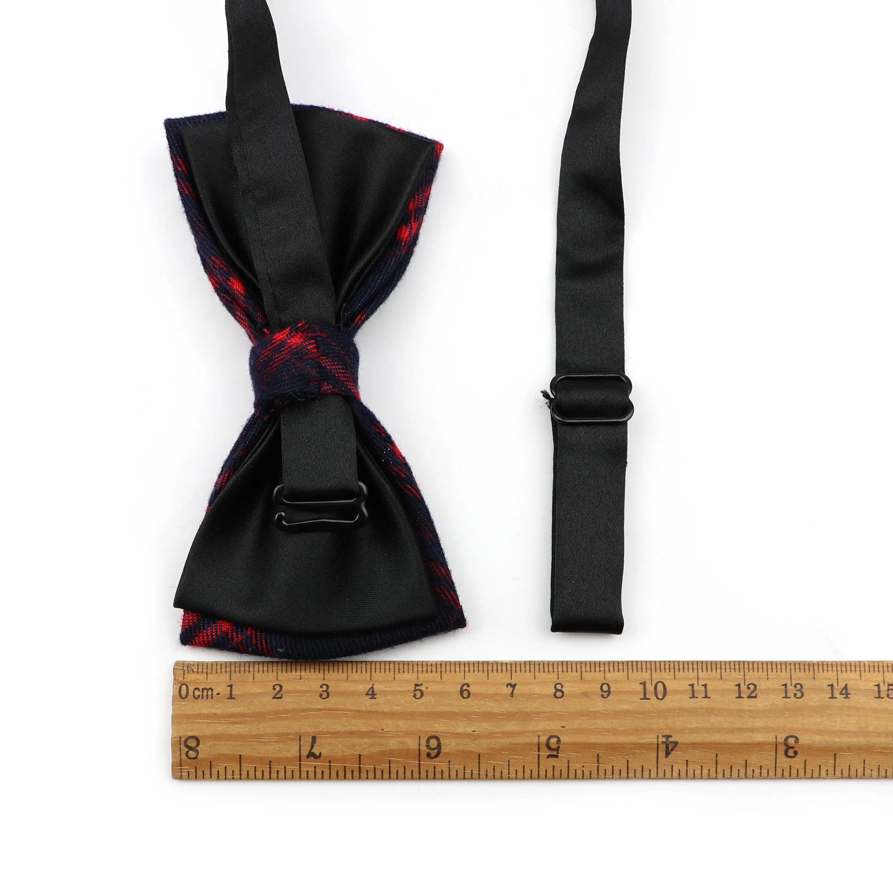 Комплект из галстука и носового платка в клетку 100% хлопка | Аксессуары для одежды