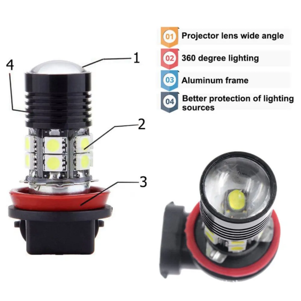 

Bulbs 9005 Ebon-5050-12 Lights For Honda Accord Civic LED Light 2Pcs Durable